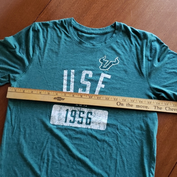 ADIDAS USF Bulls College Tee scoop neck L 14 16 - Picture 8 of 9